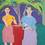 Mother and Daughter, 2002, painted by AARON